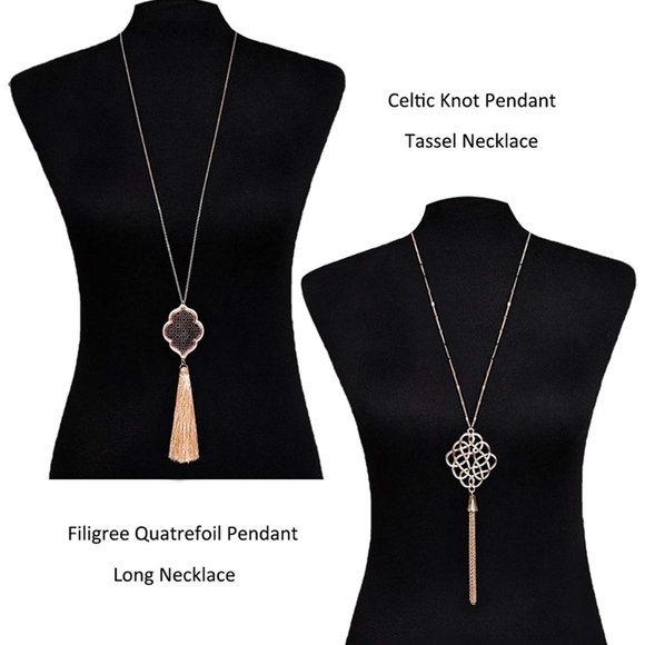 ‼️BOGO FREE Long Chain Pendant Tassel Necklace - Picture 6 of 6